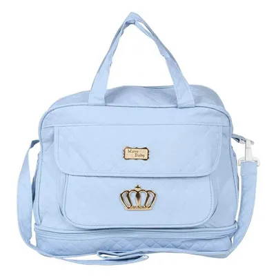 Kit Maternidade Mave Bolsa e Frasqueira Matelassê Com Pingente