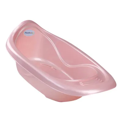 Banheira Plastibaby Para Bebê 22 Litros Rosa Perolado Banheira Plastibaby Para Bebê 22 Litros Rosa Perolado