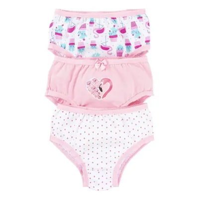 Kit Calcinha Infantil Graça Menina Estampa Sortida - 3 Peças Kit Calcinha Infantil Graça Menina Estampa Sortida - 3 Peças