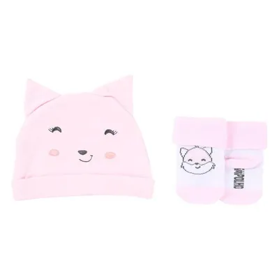 Kit Gorro & Meia Bichinho Menina 15325 Kit Gorro & Meia Bichinho Menina 15325