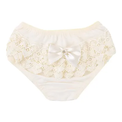 Calcinha Everly Algodão Rendada Com Laço