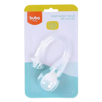 Aspirador Nasal Buba De Sucção Para Bebê Transparente