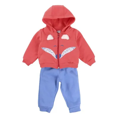 Conjunto De Moletom Jaqueta Estampa Raposa Com Capuz + Calça Menino 20761