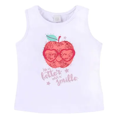 Conjunto Menina Baby Gijo Regata Estampada Com Strass + Short