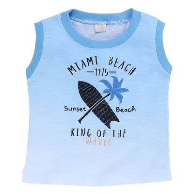 Conjunto Baby Gijo Regata Estampa Tropical & Bermuda Moletom