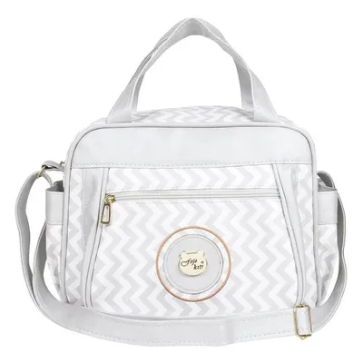 Frasqueira Listrada Fofokits Com Detalhe Bordado