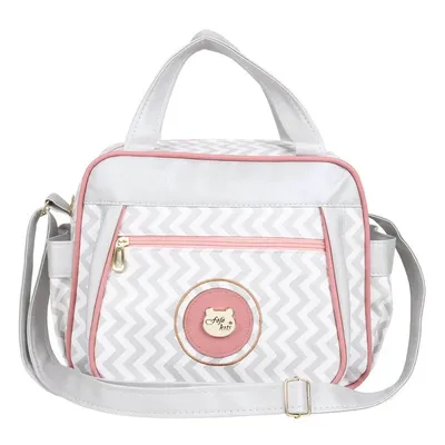 Frasqueira Listrada Fofokits Com Detalhe Bordado
