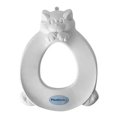 Assento Plastibaby Para Bebê Branco Leitoso Gato Assento Plastibaby Para Bebê Branco Leitoso Gato