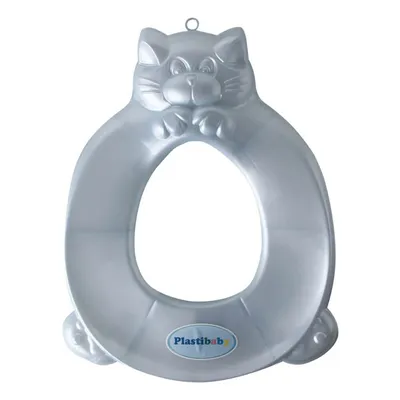 Assento Plastibaby Para Bebê Azul Perolado Gato Assento Plastibaby Para Bebê Azul Perolado Gato