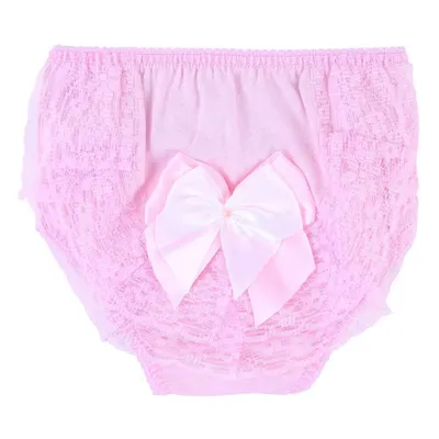 Calcinha Infantil Brando Bunda Rica Com Renda E Laço