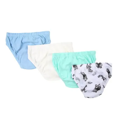 Kit Cueca Ratimbum Infantil Com 04 Unidades Em Algodão Kit Cueca Ratimbum Infantil Com 04 Unidades Em Algodão