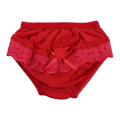 Calcinha Infantil Zulekinha Detalhe Laise E Laço