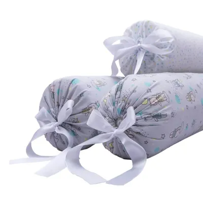 Kit Berço Incomfral Baby Joy Pop Rolinho 07 Peças Amarelo