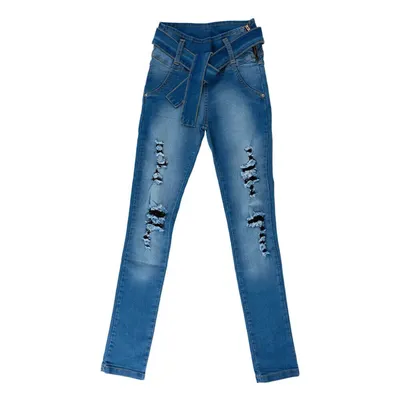 Calça Flare Pami Em Moletom Jeans Menina