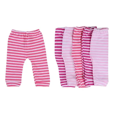 Kit Mijão Suedine Top Chot Menina Listrado 06 Peças