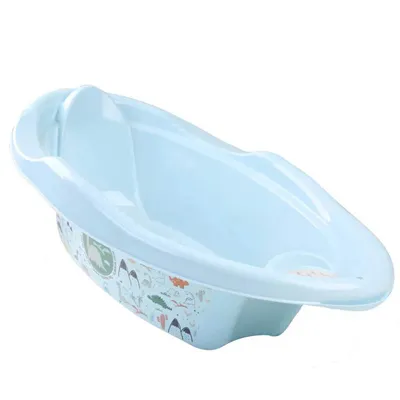 Banheira Plasútil Decorada Dino 21 Litros Azul