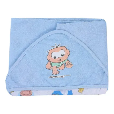 Toalha De Banho Incomfral Em Plush Turma da Mônica Baby Cebolinha Toalha De Banho Incomfral Em Plush Turma da Mônica Baby Cebolinha