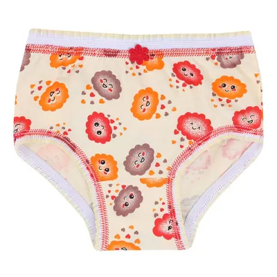 Calcinha Infantil Manuelitha Com 03 Unidades Estampadas