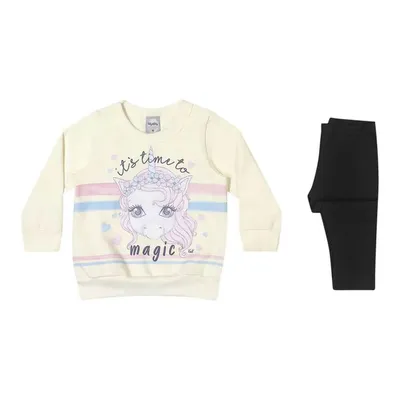 Conjunto Kely Kety Blusa Moletom Estampa Unicórnio + Legging Conjunto Kely Kety Blusa Moletom Estampa Unicórnio + Legging