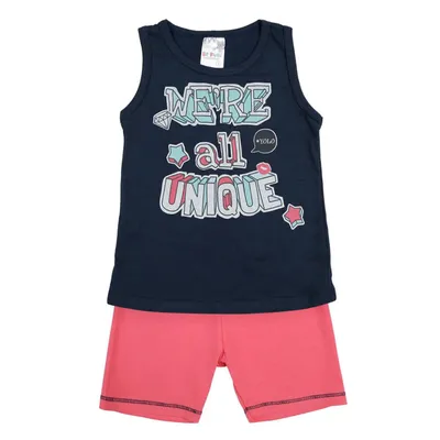 Conjunto Be Fun Regata Estampa We're All Unique + Short Ciclista Conjunto Be Fun Regata Estampa We're All Unique + Short Ciclista