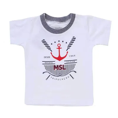 Conjunto Marisol Camiseta Manga Curta Estampa Âncora Conjunto Marisol Camiseta Manga Curta Estampa Âncora