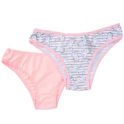 Calcinha Pequena Flor Linha Teen Com Estampa Listra