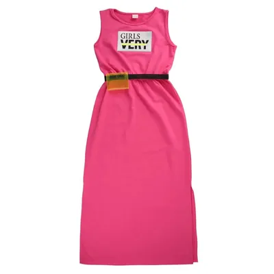 Vestido Infantil Color Girl Cavado Estampado Com Cinto Vestido Infantil Color Girl Cavado Estampado Com Cinto