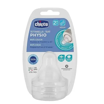 Bico De Mamadeira Chicco Perfect Five Com 02 Unidades Bico De Mamadeira Chicco Perfect Five Com 02 Unidades