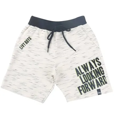 Bermuda Livy Em Moletom Com Estampa Lateral Bermuda Livy Em Moletom Com Estampa Lateral