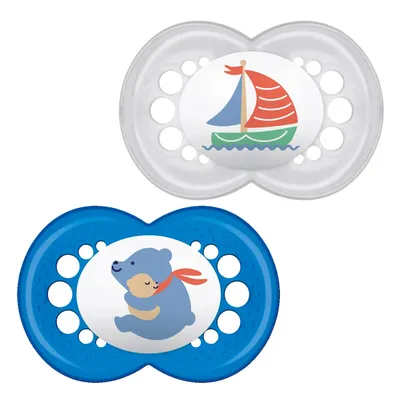 Kit Chupeta Mam Sayings Boys Silicone 0 A 6 Meses 02 Unidades Kit Chupeta Mam Sayings Boys Silicone 0 A 6 Meses 02 Unidades