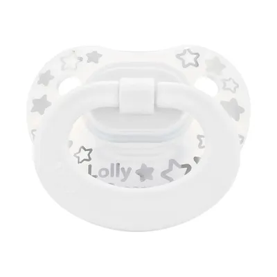 Kit Chupeta Bebê Lolly Baby Star Silicone - 02 Unidades Kit Chupeta Bebê Lolly Baby Star Silicone - 02 Unidades