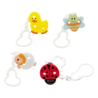 Prendedor De Chupeta Bichinhos Sortido 11379 Prendedor De Chupeta Bichinhos Sortido 11379