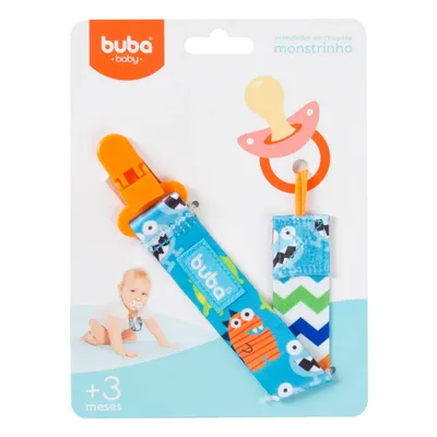 Prendendor De Chupeta Monster Menino 11389 Prendendor De Chupeta Monster Menino 11389