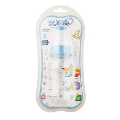 Mamadeira Kuka Natural Color Ortodôntica 160ml N1