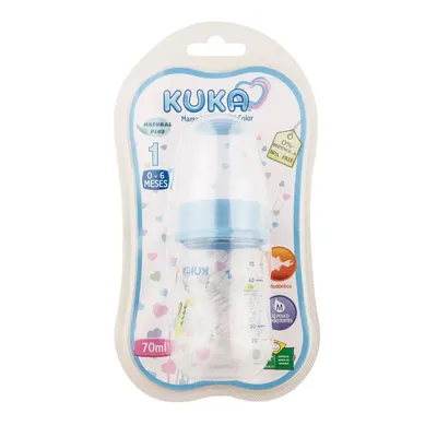 Mamadeira Ortodôntica Natural Color Menino 70ML Mamadeira Ortodôntica Natural Color Menino 70ML