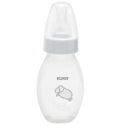 Mamadeira Kuka Kukinha De 50ml Estampa Ovelha Branco Mamadeira Kuka Kukinha De 50ml Estampa Ovelha Branco