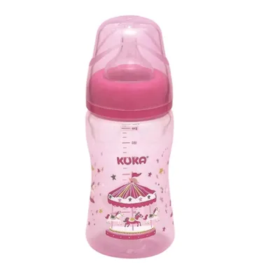 Mamadeira Kuka 240 ML Carrosel Rosa Mamadeira Kuka 240 ML Carrosel Rosa