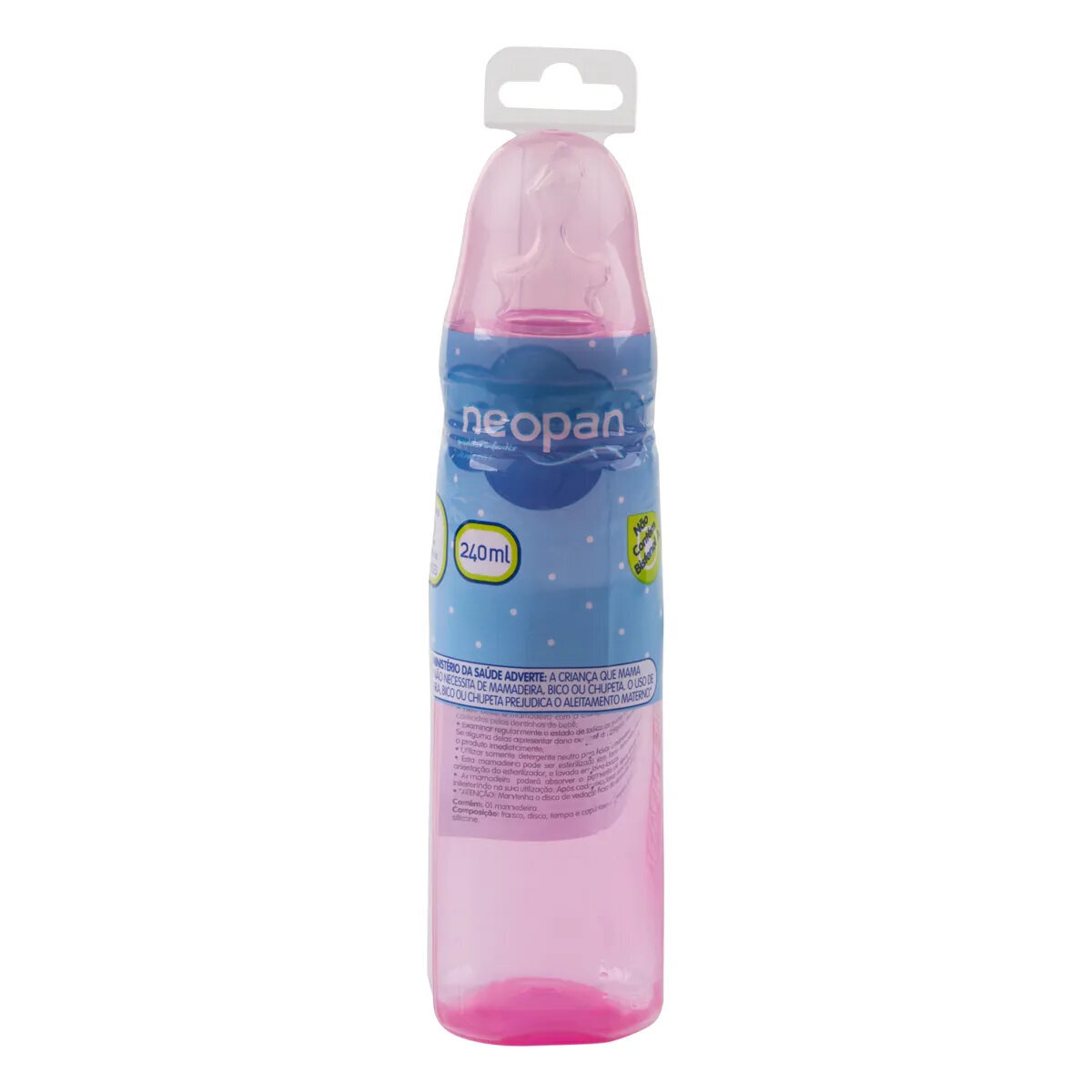 Mamadeira Neopan Ortodôntica Colorpan 240ml N2
