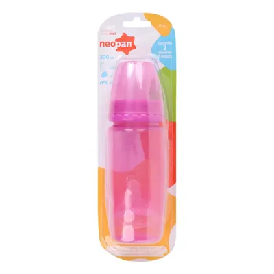 Mamadeira Neopan Colorpan Com Bico Ortodôntico 300ml Rosa Mamadeira Neopan Colorpan Com Bico Ortodôntico 300ml Rosa