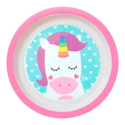 Prato Raso Infantil Animal Fun Unicórnio Prato Raso Infantil Animal Fun Unicórnio