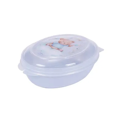 Saboneteira Plasútil Estampa Urso Azul