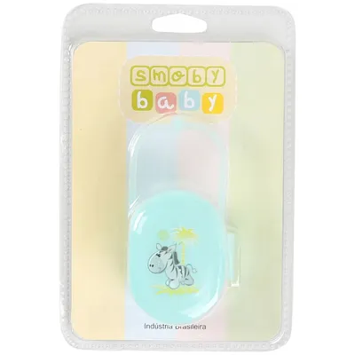 Porta Chupeta Com Detalhe Estampado Menino 21720 Porta Chupeta Com Detalhe Estampado Menino 21720
