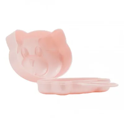Porta Chupeta Plastbaby Baby Rosa Perolado Porta Chupeta Plastbaby Baby Rosa Perolado
