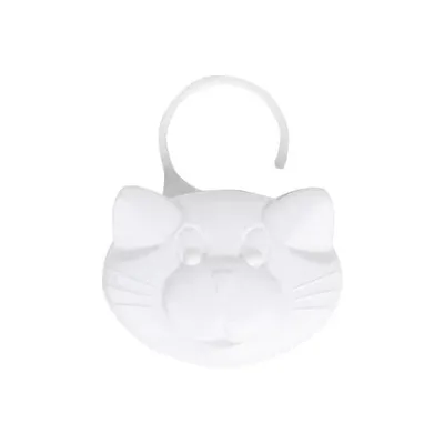 Porta Chupeta Plastbaby Modelo Gatinho Branco Porta Chupeta Plastbaby Modelo Gatinho Branco