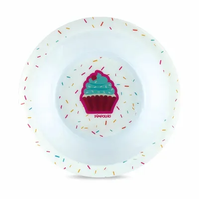 Tigela Infantil Pimpolho CupCake Tigela Infantil Pimpolho CupCake