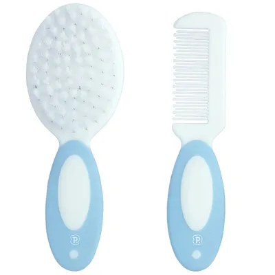 Kit Pente E Escova Pimpolho Menino Azul Kit Pente E Escova Pimpolho Menino Azul