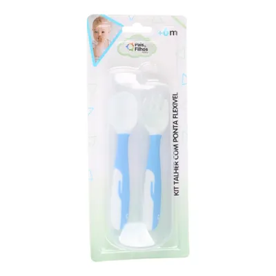 Kit Talher Bebê Pais E Filhos Flexível Kit Talher Bebê Pais E Filhos Flexível