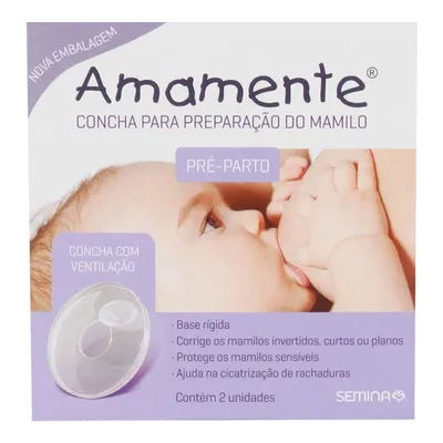 Concha Para Preparação Do Mamilo Amamente Base Rígida Pré-Parto