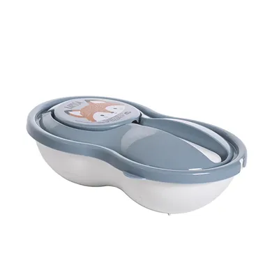 Pote Papinha Plasútil Bichinhos Com Colher 320 ml
