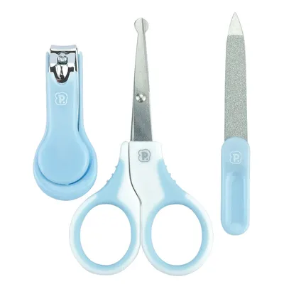 Kit Higiene Pimpolho Com 03 Peças Menino Azul
